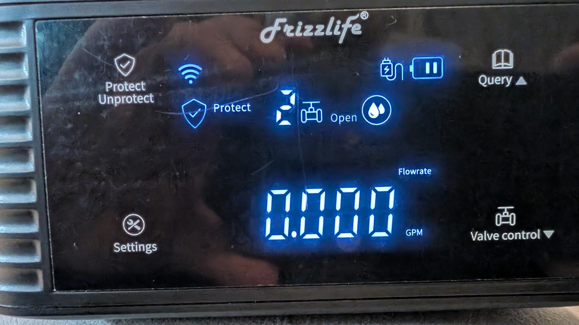 Frizzlife LPG365-P Smart Water Automatic Shutoff Valve W/ 3 Leak Sensors, 0.01 GPM Ultrasonic Micro Leak Detection, Wi-Fi/App Enabled Flow Meter, Pressure+Flow Monitor, 24/7 Water Usage Reports, 3/4