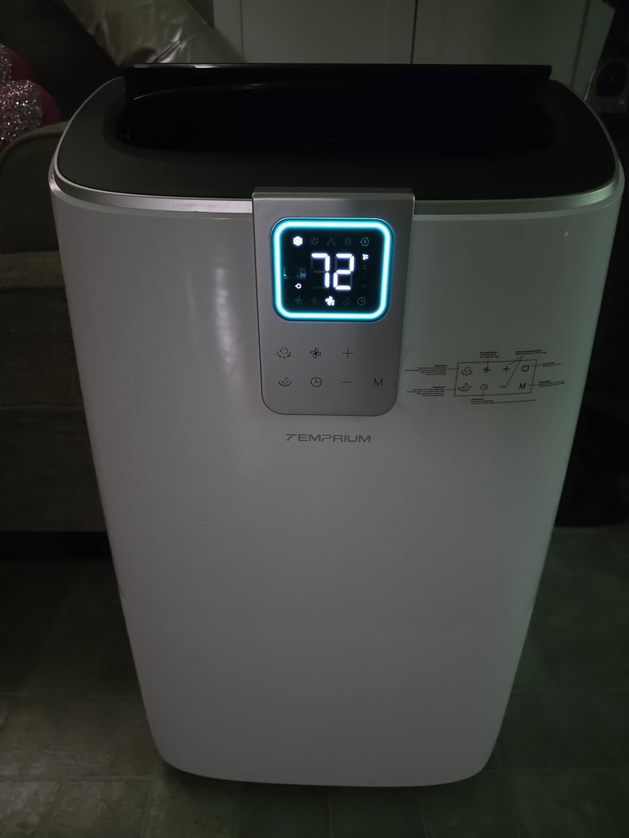 8,000 BTU Portable Air Conditioner with Wifi Enabled | Cools up to 350 Sq.ft, 3-in-1 Quiet Portable AC with APP/Voice/Remote Control, 24H Timer, Lower Noise, Self-Evaporating customer photo 2