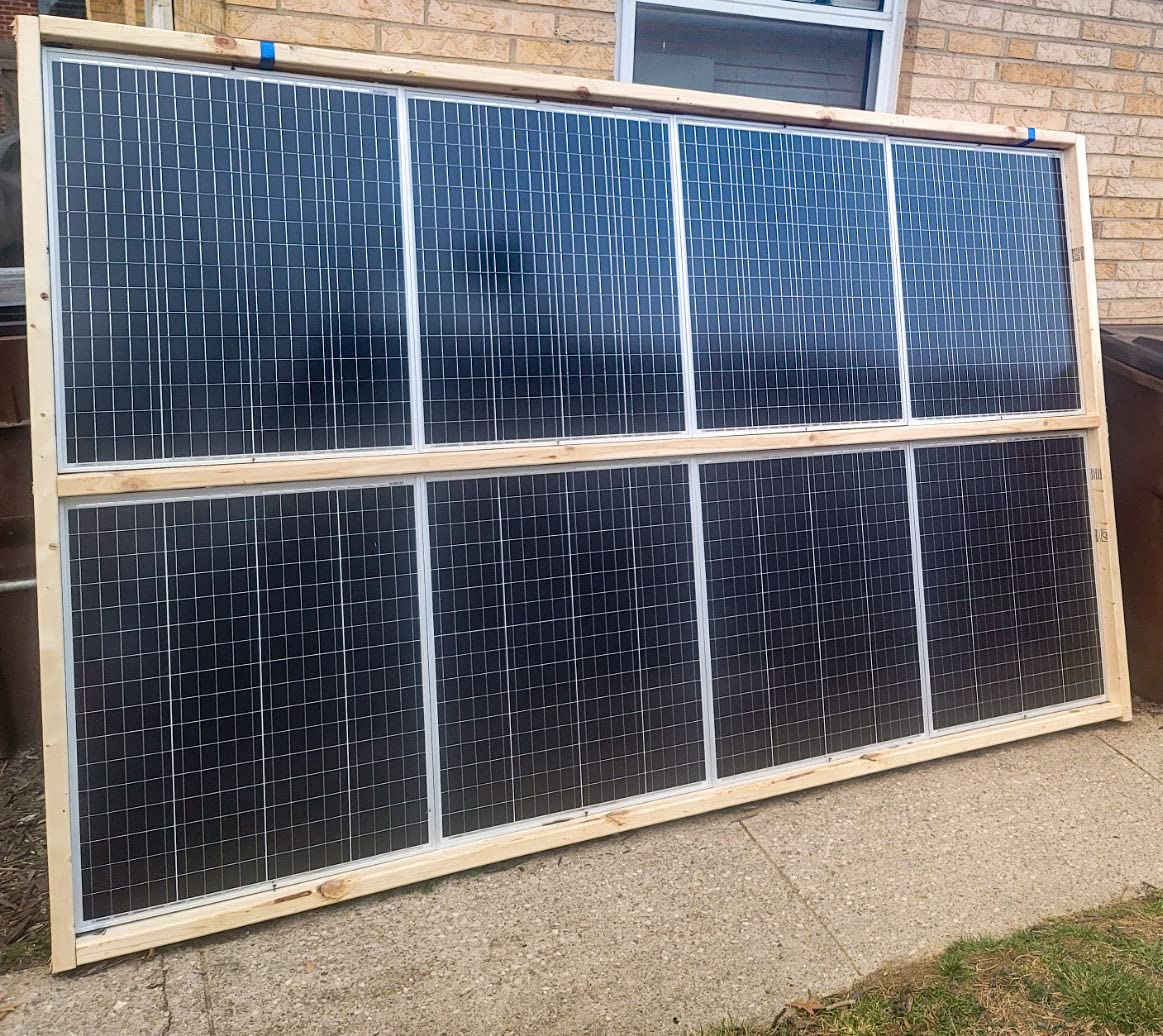 HQST 400W Solar Panel, 2 * 200W, N-Type, 16BB, up to 25.4% Efficiency, IP65 | Compact 46.3*30.1*1.2 inch, Grade A+ Cells, 30-Year Life, Low-Light Performance, for RV, Trailer, Marine, Rooftop, Off Grid customer photo 1