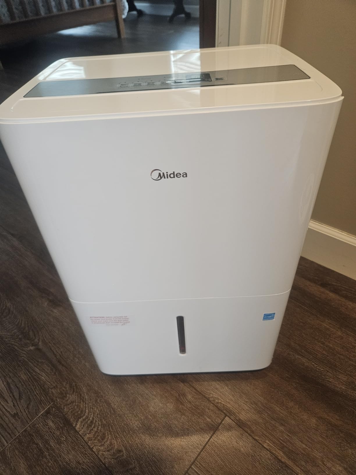 Midea 50 Pint Dehumidifier for Basement, 4,500 Sq. Ft, Energy star | Reusable Air Filter, Continuous Drainage, Wi-Fi Enabled, Works with Alexa, Quiet Operation for Basement, Home customer photo 2