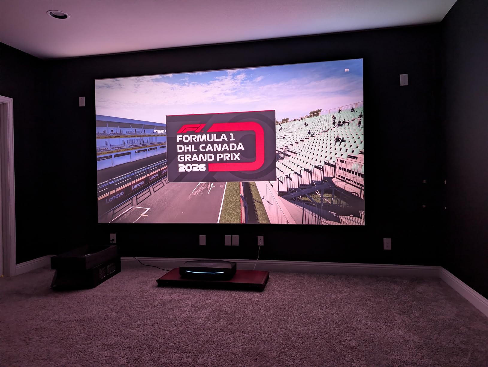 AWOL Aetherion Pro 4K Projector, 2600 ISO Lumens Short Throw, Google TV, PixelLock Clarity, 6000:1 Native Contrast UST Projector, Dolby Vision customer photo 2
