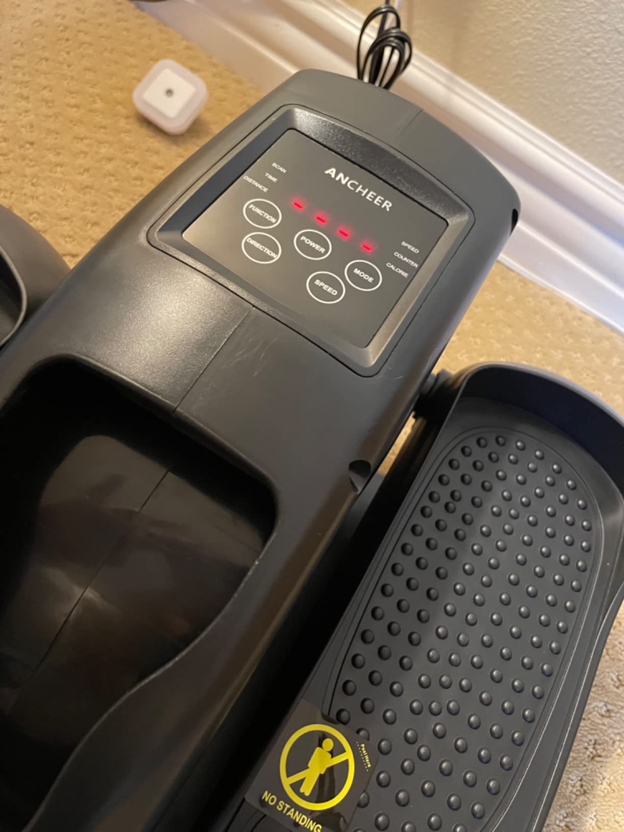ANCHEER Elliptical Exercise Machine, Elliptical Trainer for Home Gym, Exercise Equipment 550Lbs Max Weight, Ultra-Silent Elliptical Machine, 16 Resistance Levels customer photo 1