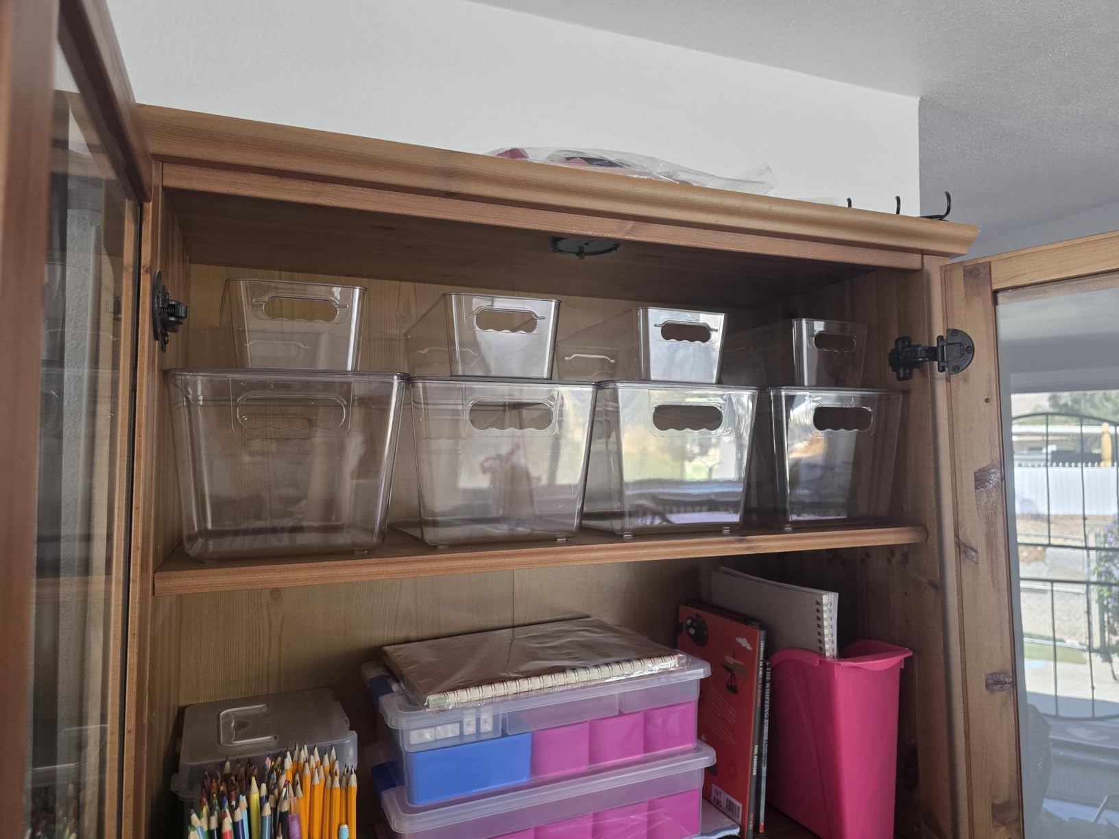 Vtopmart 8 Pack Clear Storage Bins with Lid Set for Pantry Organizer customer photo 1