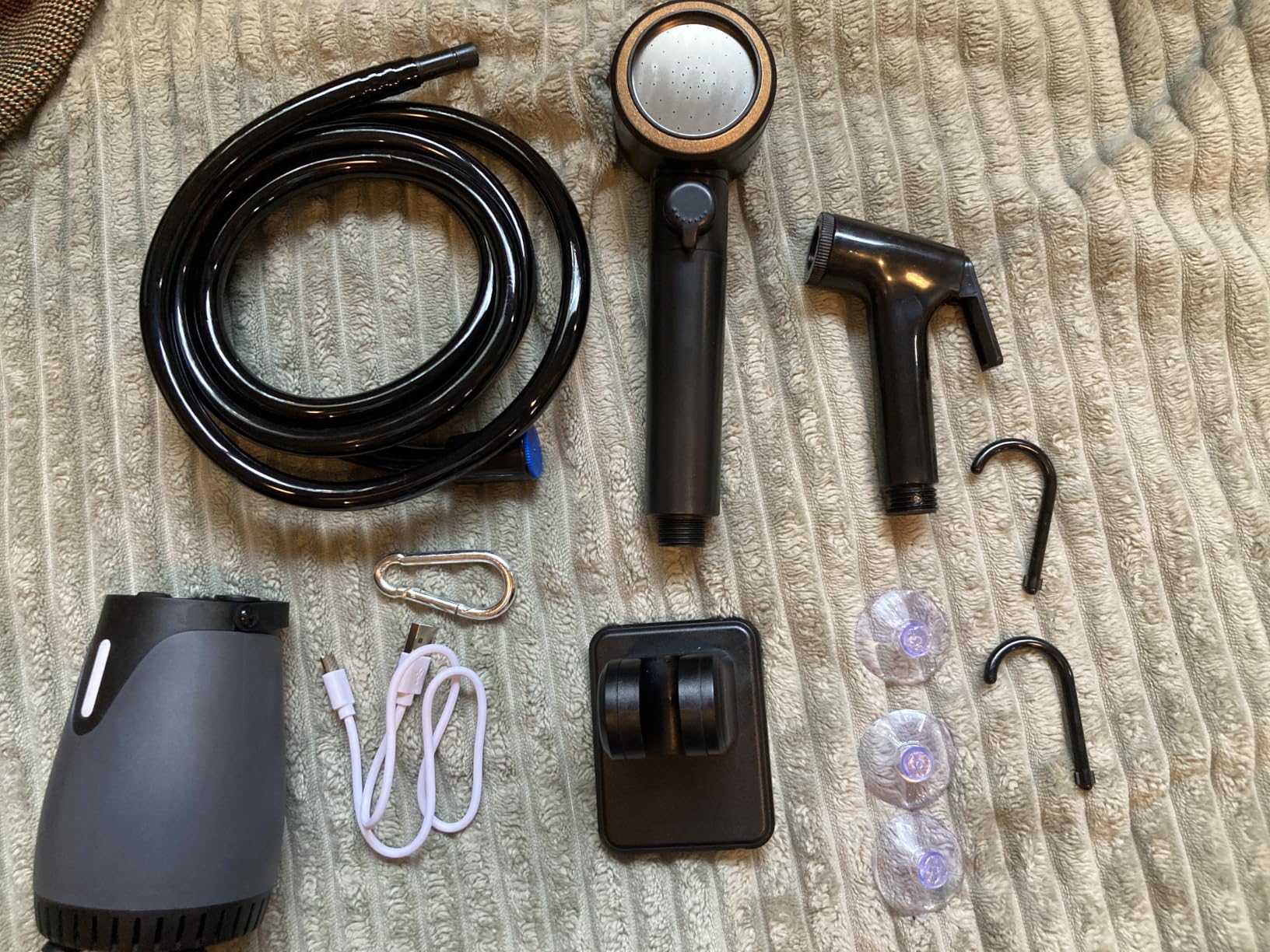 Portable Shower for Camping, 8000mAh Rechargeable with LED Display customer photo 1
