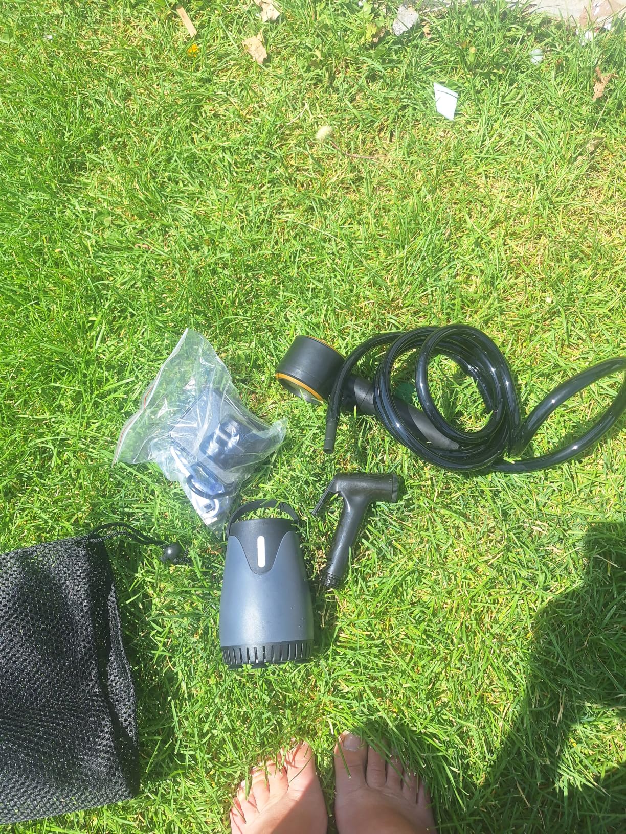 Portable Shower for Camping, 8000mAh Rechargeable with LED Display customer photo 2