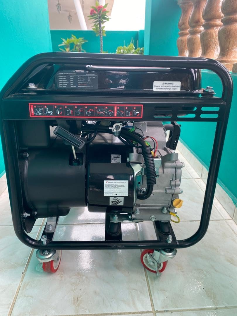 PowerSmart 7000W Surge/6000W Rated Inverter Generator Portable GasGenerator | Electric Start,120V/240V Dual Voltage, Clean Power for Sensitive Electronics, for Home Use Backup & RV Camping Outdoor customer photo 1