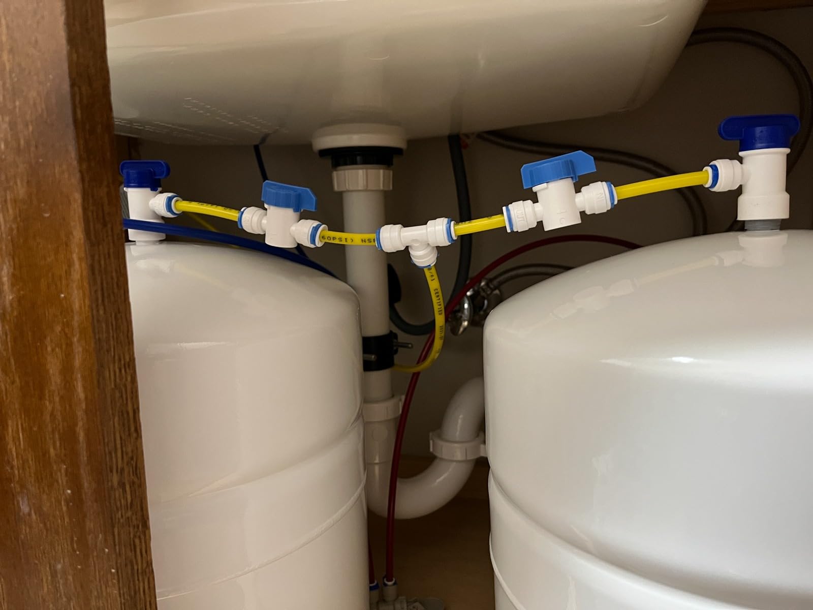 iSpring RO5004F-AK UV Alkaline Reverse Osmosis Water Filter, SGS Tested PFAS and TDS Reduction, 500 GPD Tankless Remineralization RO System Under Sink, Filter Life Monitor, 2:1 Pure to Drain customer photo 1