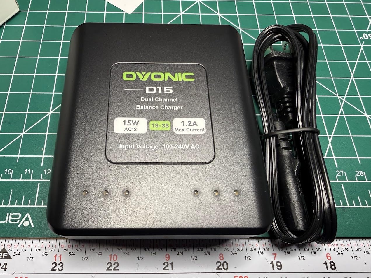 OVONIC D15 Dual LiPo Battery Charger AC 15W 1.2A for 1S-3S LiPo Batteries, RC Battery Balance Charger for RC Cars, Boats, Drones customer photo 2