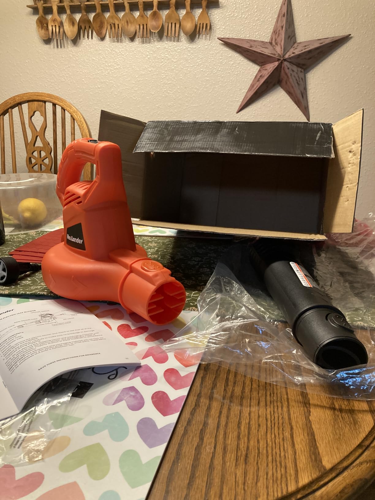 MAXLANDER 40V Cordless Leaf Blower Vacuum Mulcher customer photo 2