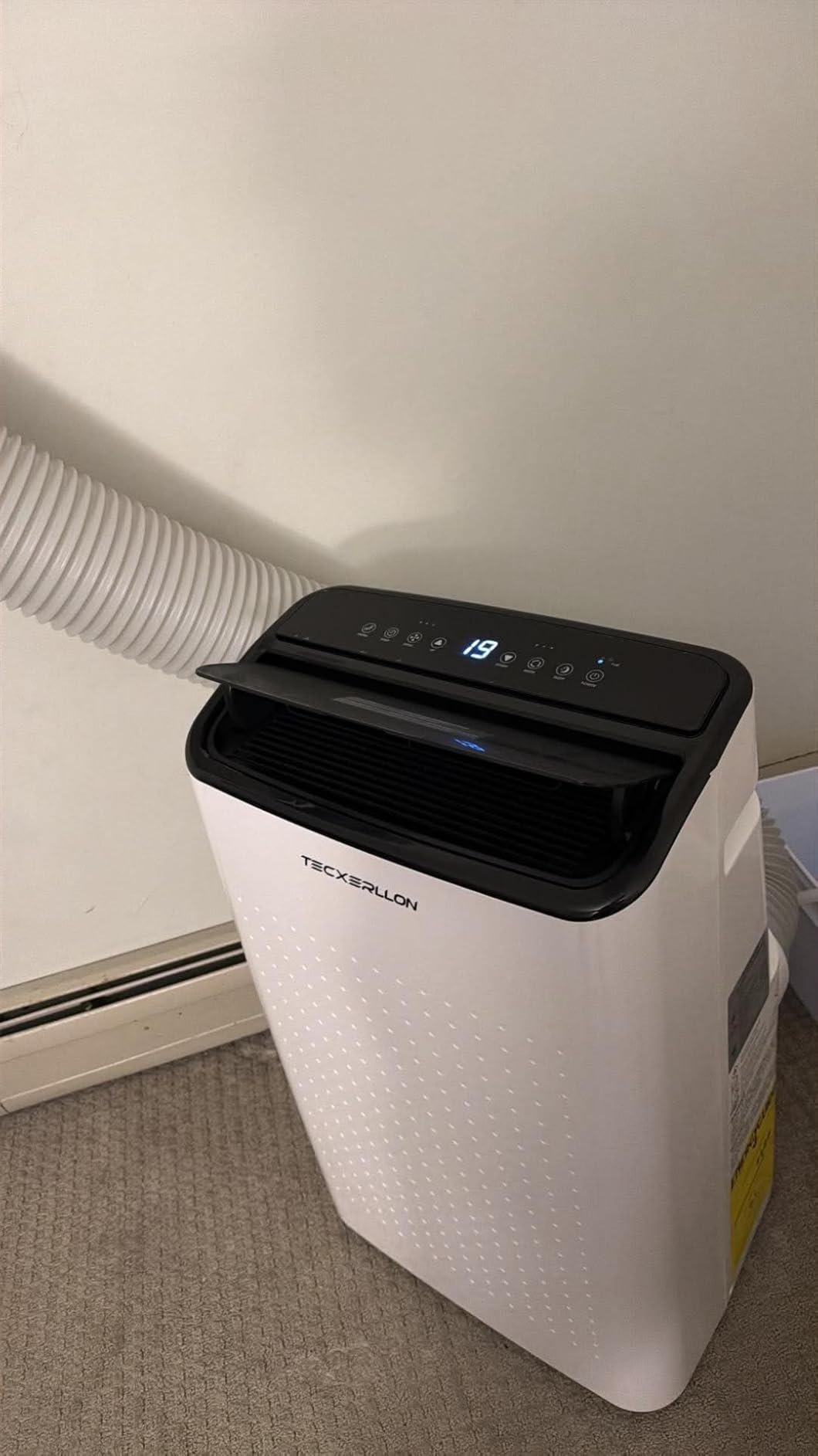 TECXERLLON 15,000 BTU Portable Air Conditioner for Large Room up to 800 Sq. Ft., Quiet 48dB 4-in-1 AC Unit with Dehumidifier, Self-Evaporating, Sleep Mode, Remote & Window Kit customer photo 1