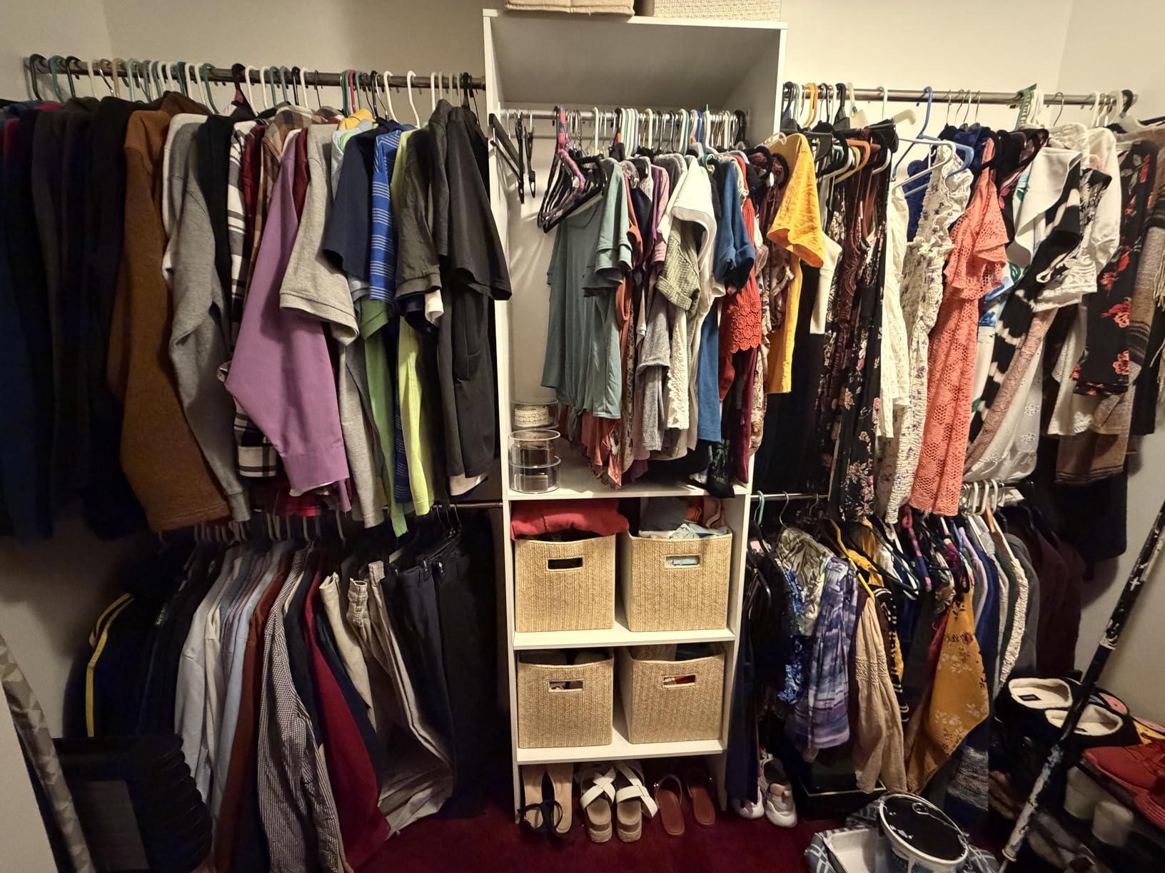 SONGMICS Closet System, Customizable Walk-In Closet Organizer System | Fits Spaces 5.8-9.6 ft with Adjustable Hanging Rods and Drawers, White, CUSTOS Collection URGR040WZ01S customer photo 2