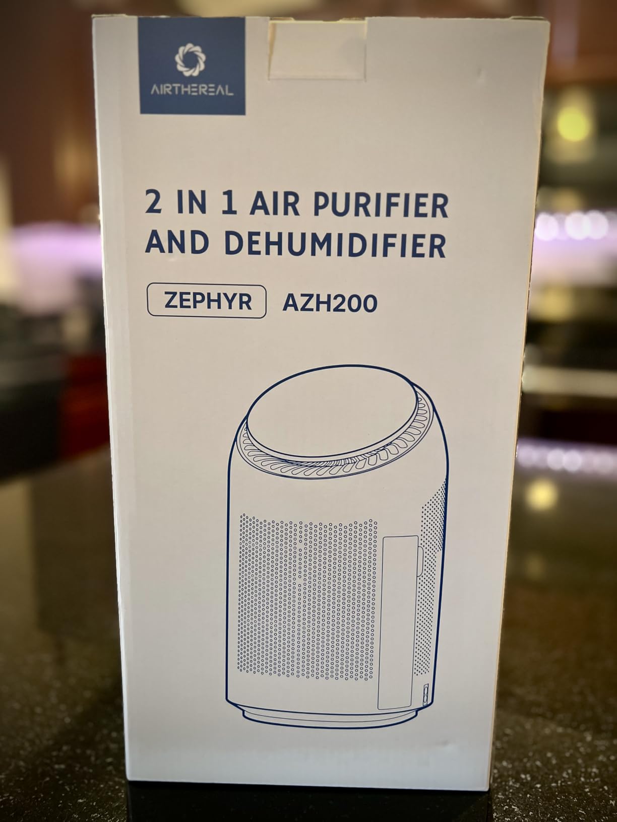 Airthereal Zephyr AZH200 Air Purifier and Dehumidifier Combo, 34 oz Small Dehumidifier with HEPA Filter, Up to 270 Sq Ft, Auto Shutoff, Ultra-Quiet for Bedroom, Bathroom, RV, Closet customer photo 1