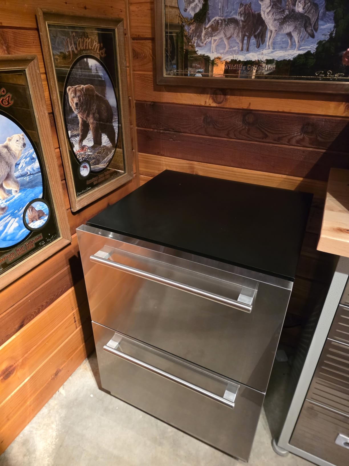 Antarctic Star Outdoor Beverage Refrigerator 24 Inch Wide, Stainless Steel Double Drawer Mini Fridge 145 Cans for Undercounter Built-in or Freestanding, Wine Cooler for Home & Patio, 32-50°F, Silver customer photo 2