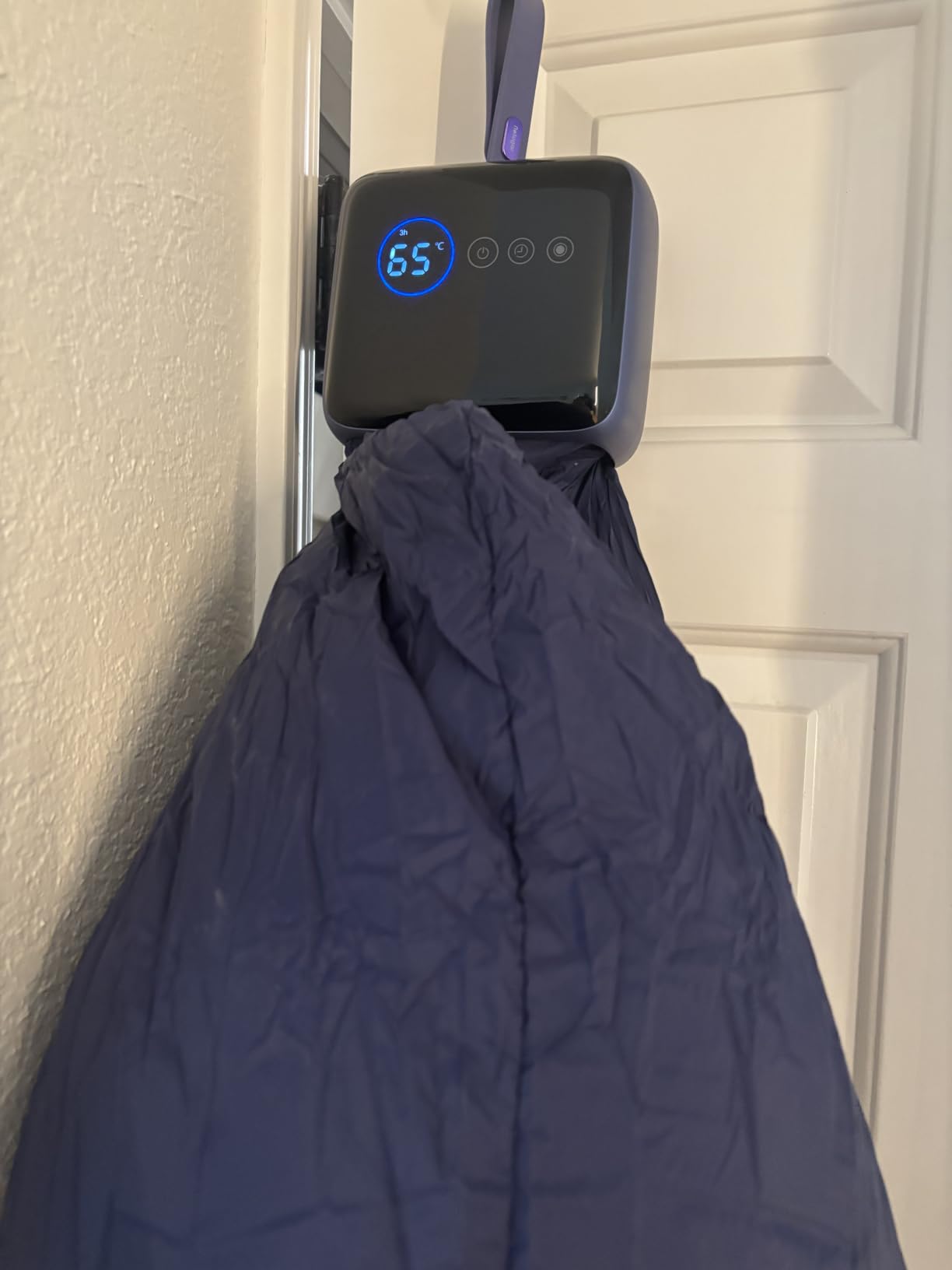 Nesugar Portable Clothes Dryer, Global Voltage Travel Dryer, 4 Modes | Unique Design, 36dB Quiet Operation, Efficient Drying for Home, Apartments & Dorms customer photo 2
