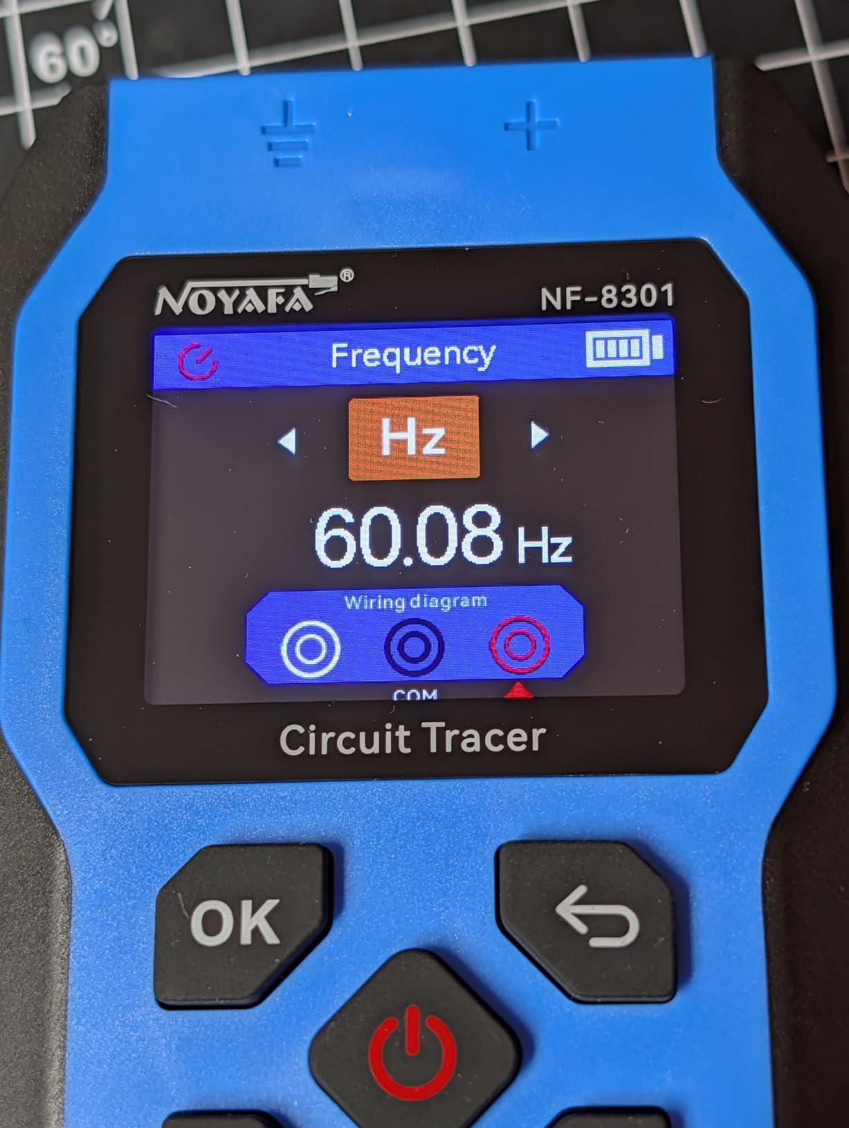 NOYAFA Underground Wire Locator with Multimeter, 8 Ft Max Detect Depth | 3280 FT 12-1000V NVC Buried Circuit Tracer for Fuses, Irrigation, Metal Pipes Wall Wires Utility Cable Locator- NF-8301 Blue customer photo 1