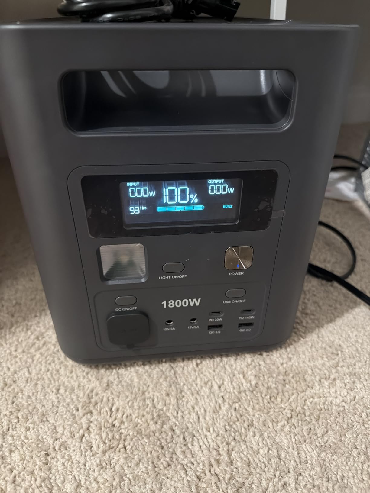 AFERIY Portable Power Station 1024Wh, Expandable Solar Generator to 5120Wh | 1800W (Peak 3600W) AC Output, Fast Recharge, UPS Battery Backup for Home Backup Power, Camping, RV, Emergency customer photo 2