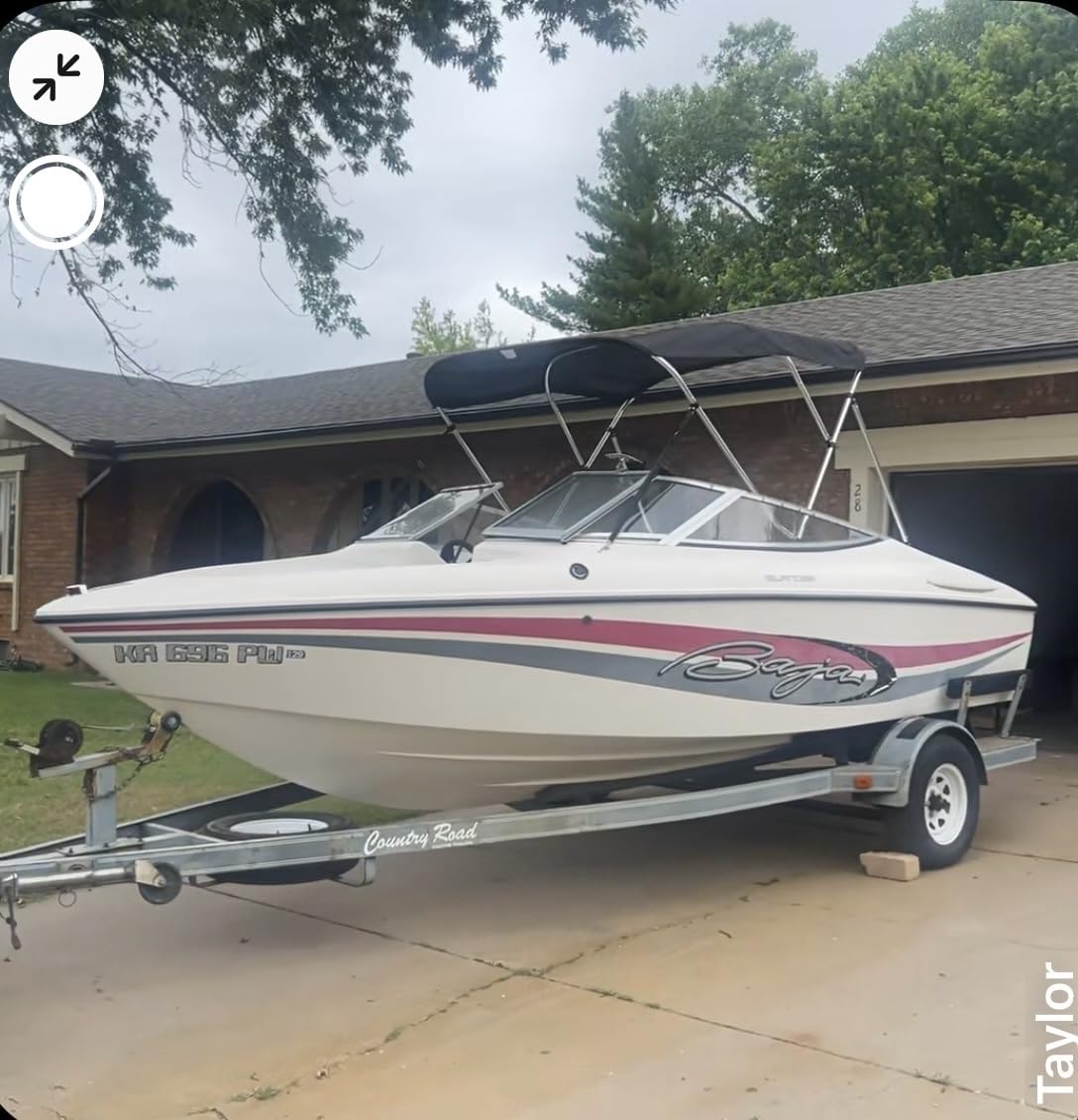 Solim 3 Bow Bimini Top with 1