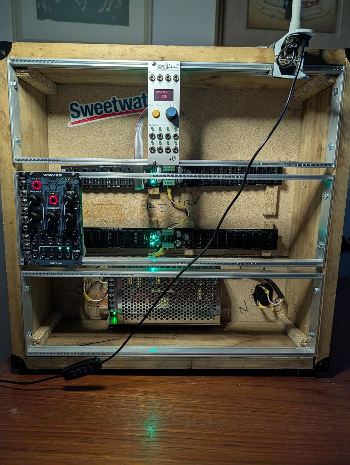 Eurorack Power Kit with 2x Power Bus and AC/DC Power Supply customer photo 1
