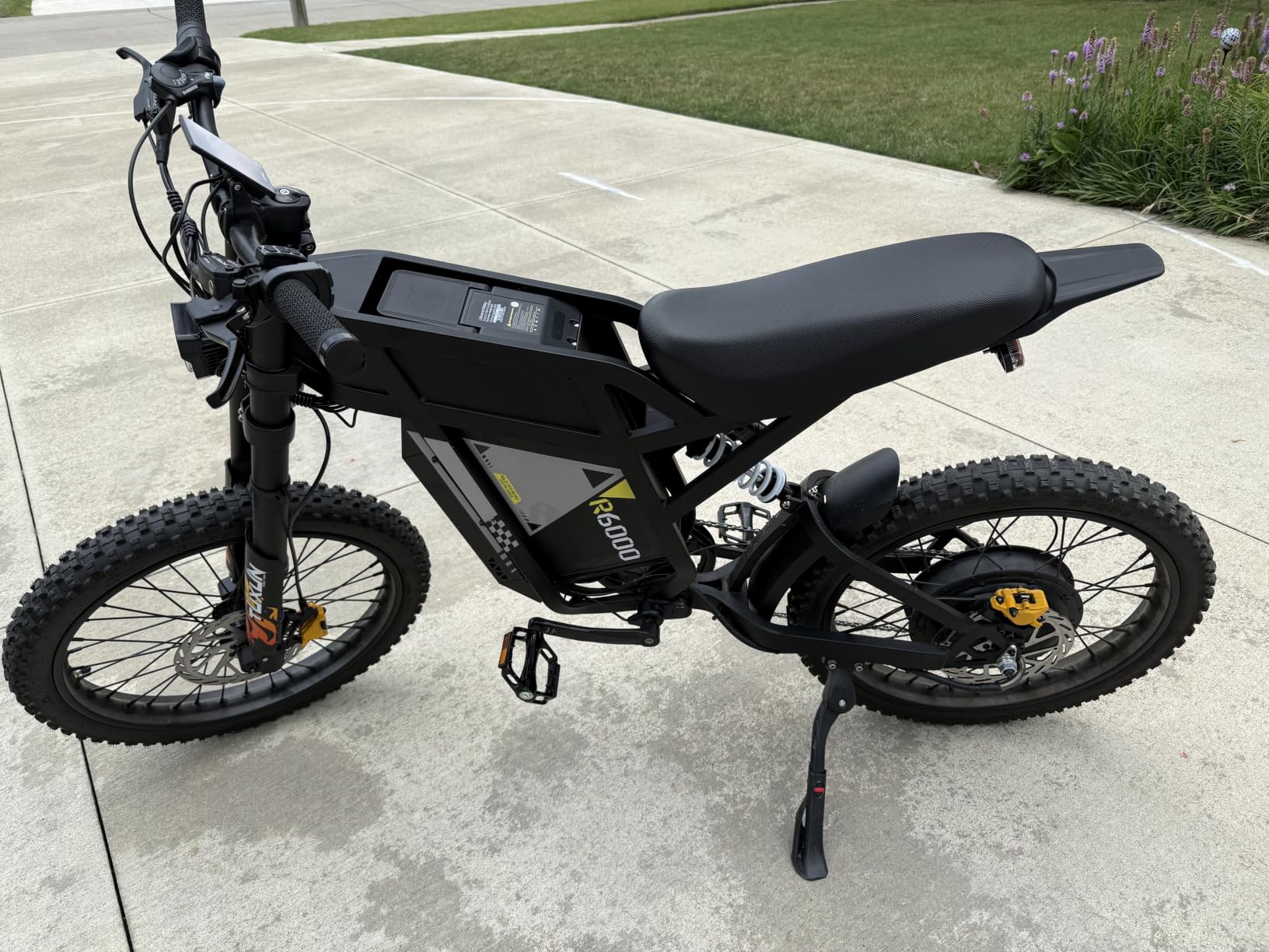 COSWHEEL R6000 Electric Dirt Bike, 7000W Peak Motor Electric Motorcycle | 55MPH, 60V 30Ah Battery, 17