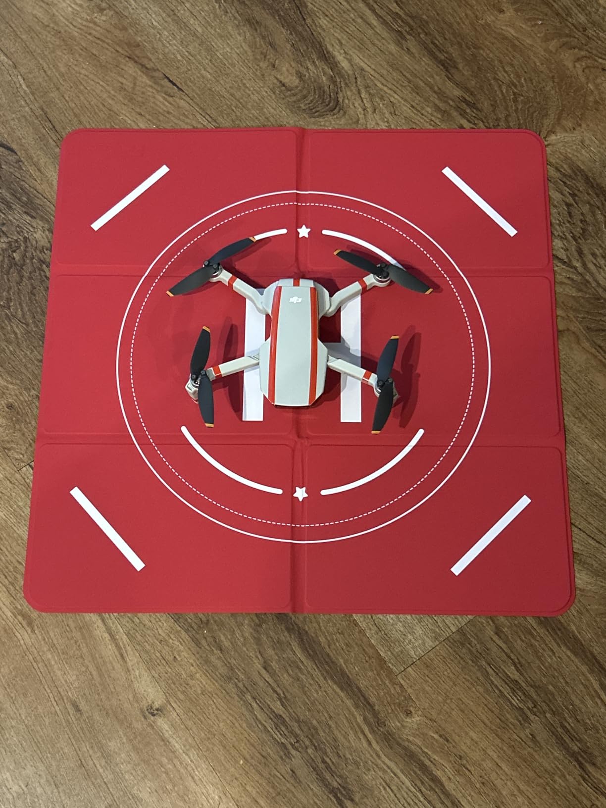 FPVtosky Drone Landing Pad (51 in), Fast-fold Double Sided Waterproof Landig Pad Weighted for DJI Matrice 400/ Matrice 350 RTK/Matrice 300 RTK/Inspire 3/ Mavic 4pro/ Air 3S customer photo 2