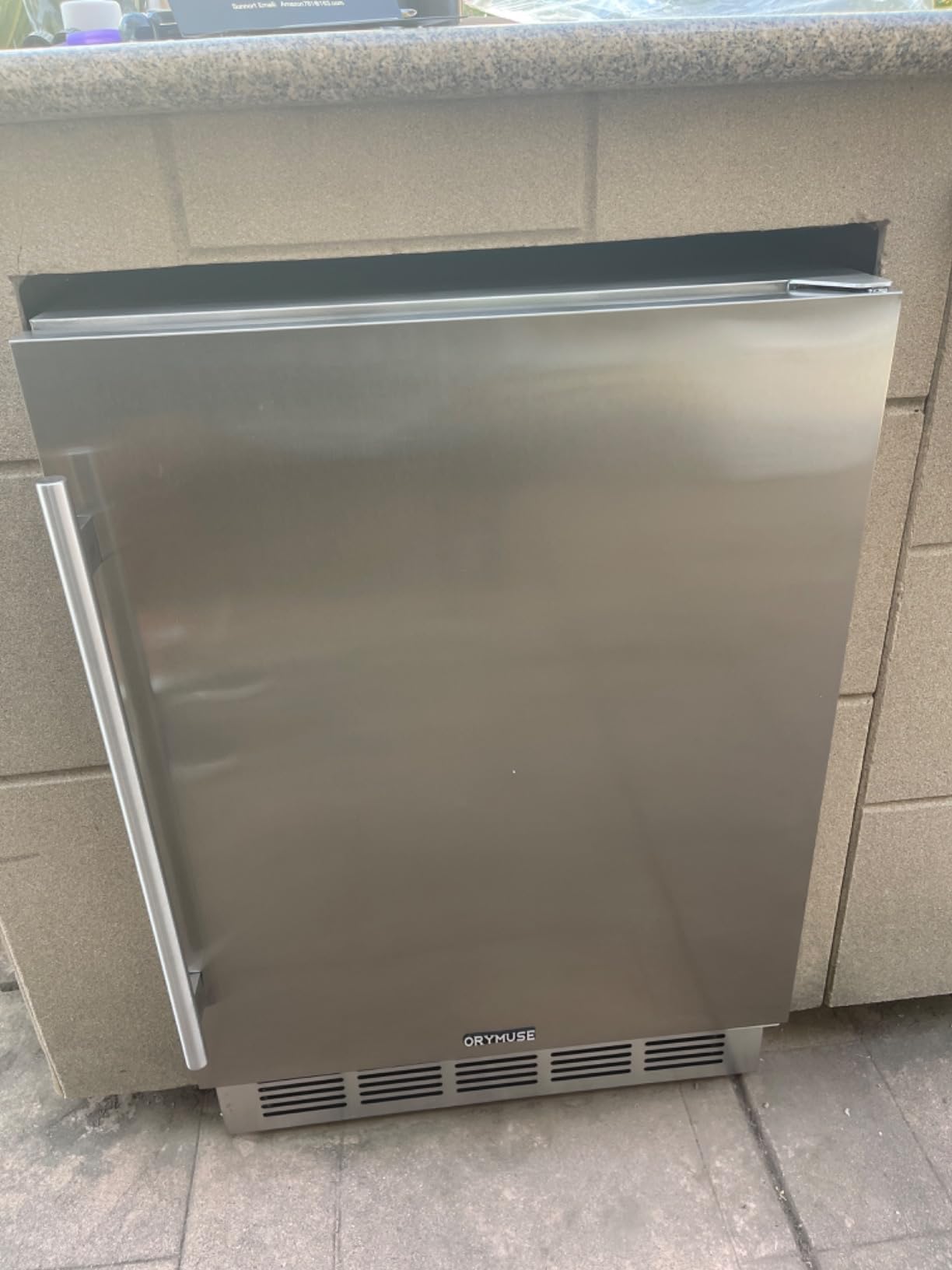 ORYMUSE 24 Inch Outdoor Drawer Refrigerator, Undercounter Beverage Cooler Fridge with Stainless Steel Seamless Drawers, 154 Can Capacity Beverage Center for Patio, Kitchen and Commercial Use customer photo 2