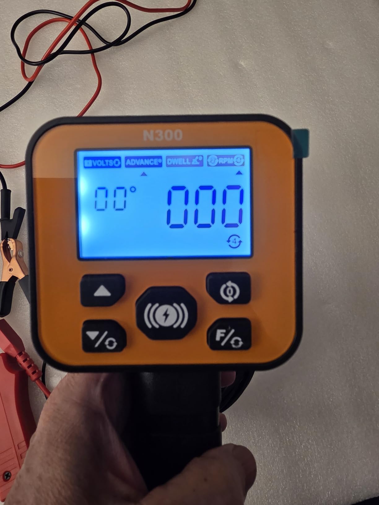N300 Pro Digital Timing Light with Tachometer & Advance Angle | Voltage Test & Dwell Angle, 2.6