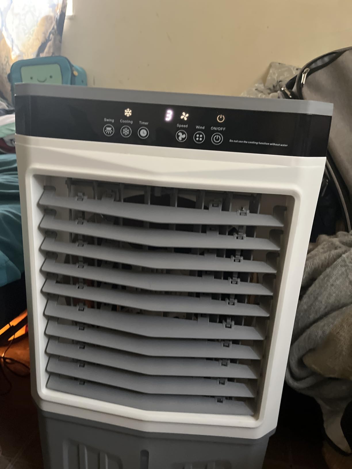 Auertech Evaporative Air Cooler, 1800 CFM Swamp Cooler with 5.3 Gal Water Tank & 6 Ice Packs, 3 Modes & 3 Speeds, 120° Oscillation, 12H Timer, Portable Air Cooling Fan for Bedroom, Home, Office, White customer photo 2