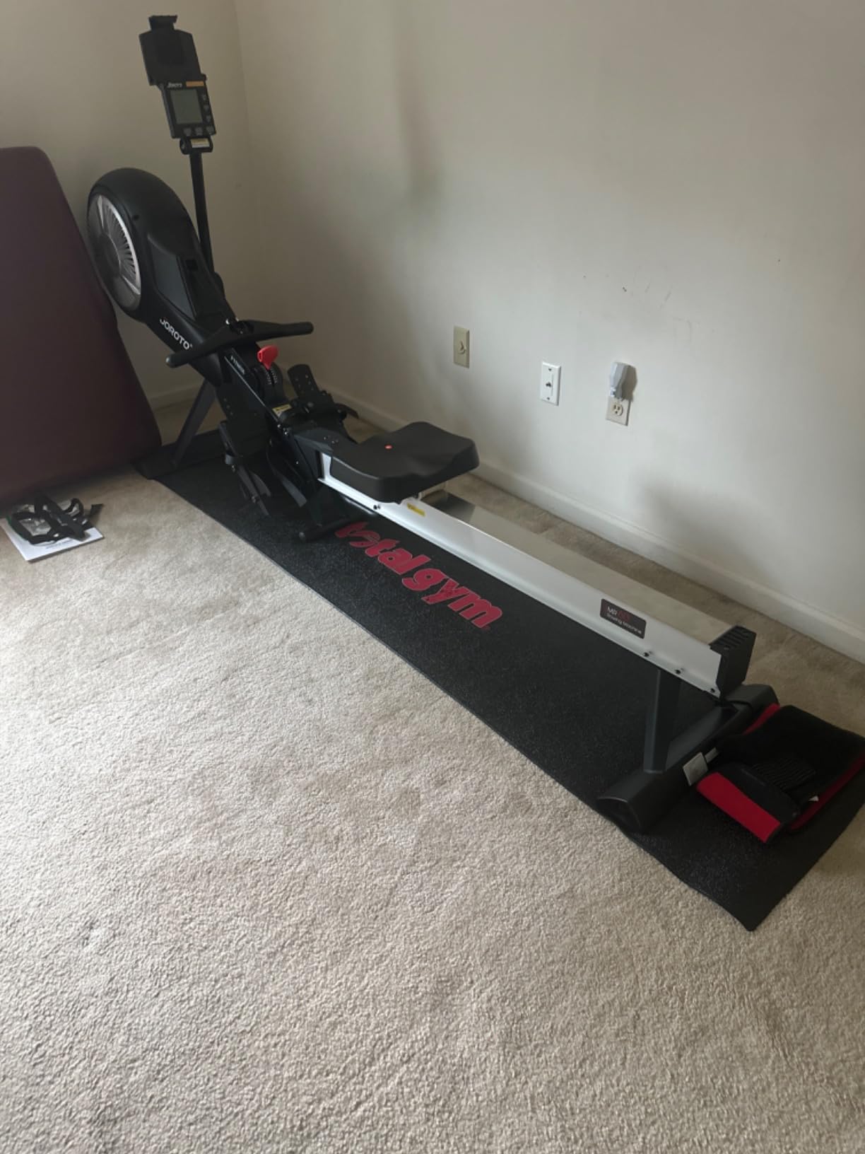 JOROTO Water Rowing Machines for Home, Foldable Rowing Machine with 400LBS Weight Capacity, Dedicated Monitor & Bluetooth APP, Large Water Tank & Comfortable Seat for Immersive Water Rower customer photo 1