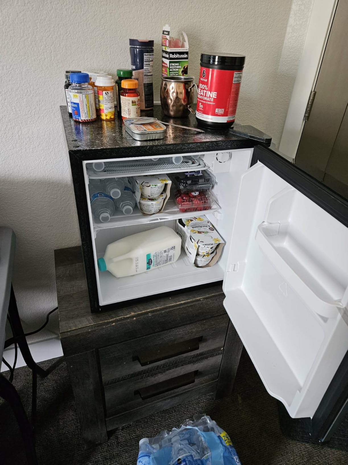 Antarctic Star 21.2 Cu.Ft Convertible Freezer Refrigerator,Upright fridge with powerful LED light，Reversible door for Kitchen,Dorm and Office,White customer photo 1