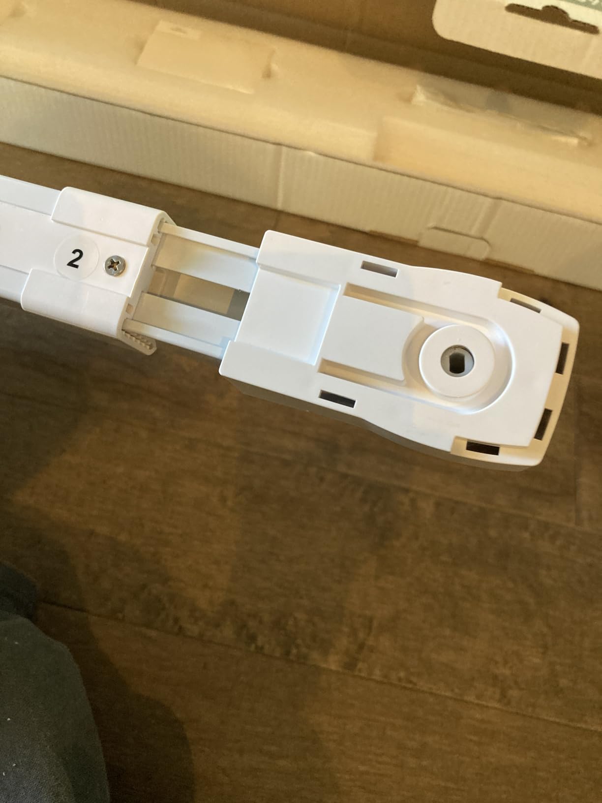 M1 Pro Matter Smart Motorized Curtain Track Ceiling & Wall Mount 89-160 | No-Cut Adjustable Rail with remote, Matter over Wi-Fi, Works with Apple Home, Alexa & Google Home, for Patio Sliding Door customer photo 1
