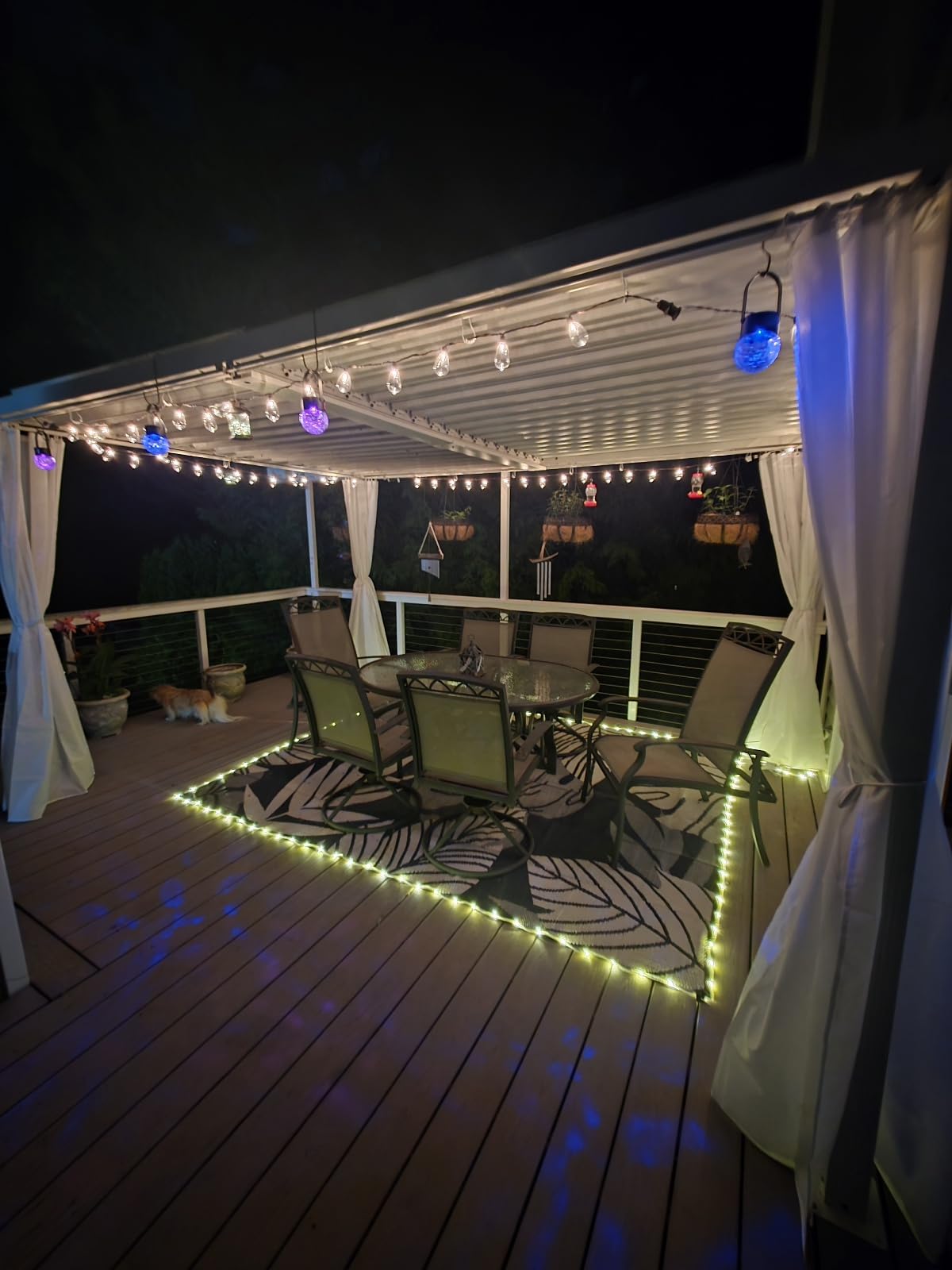 Louvered Pergola 10' x 13', Outdoor Aluminum Pergola with Reinforced Steel Roof, Heavy-Duty Hardtop Gazebo for Patio Deck, Weatherproof Sun Shade Shelter, Gray customer photo 1