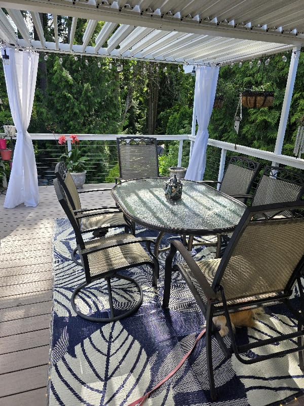 Louvered Pergola 10' x 13', Outdoor Aluminum Pergola with Reinforced Steel Roof, Heavy-Duty Hardtop Gazebo for Patio Deck, Weatherproof Sun Shade Shelter, Gray customer photo 2