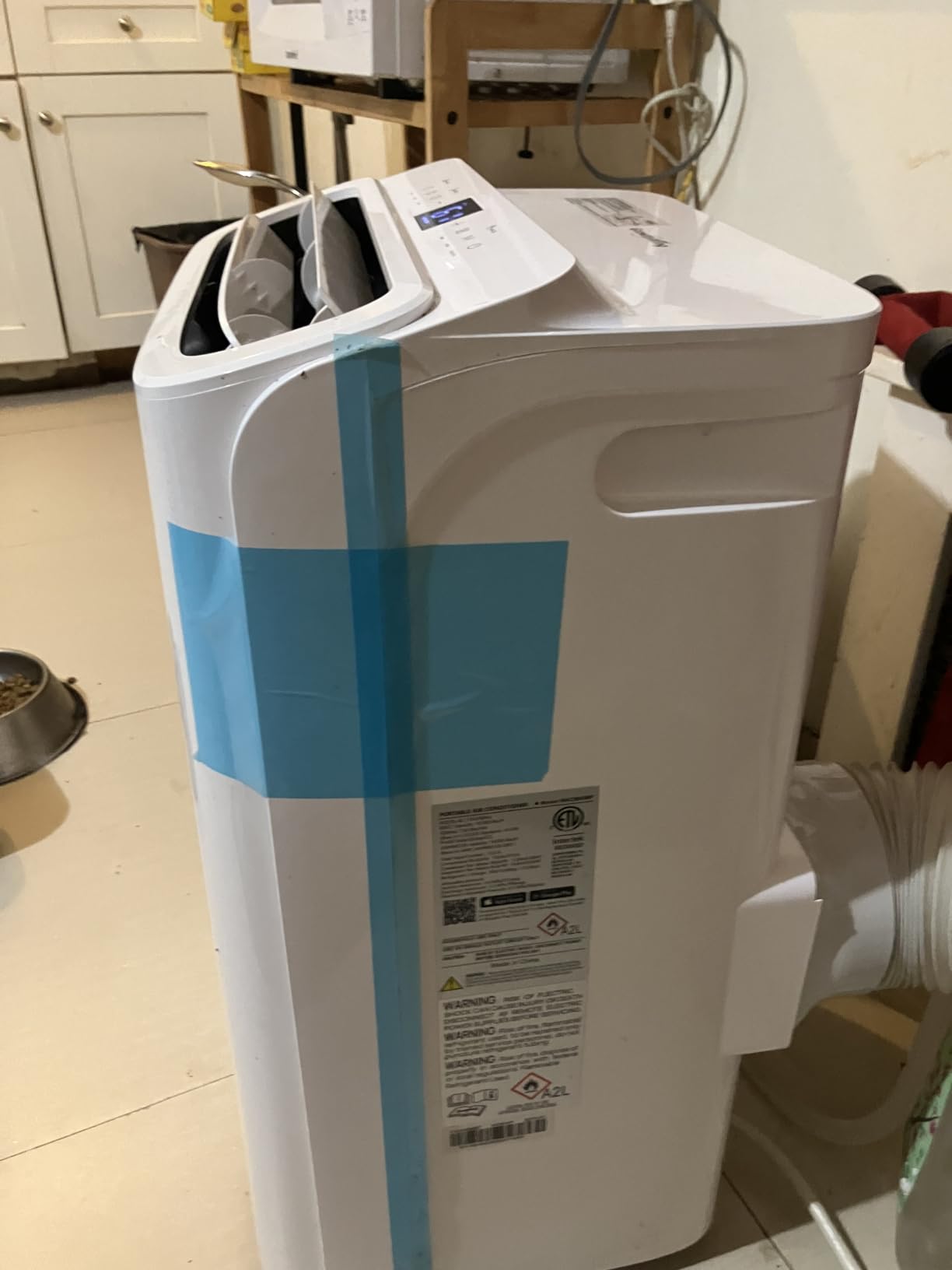 14,000 BTU Smart WiFi Portable Air Conditioner, Cools up to 700 Sq.Ft, Auto-Evaporation, 3-in-1 Modes, Voice & Remote Control, Quiet Operation, White customer photo 1
