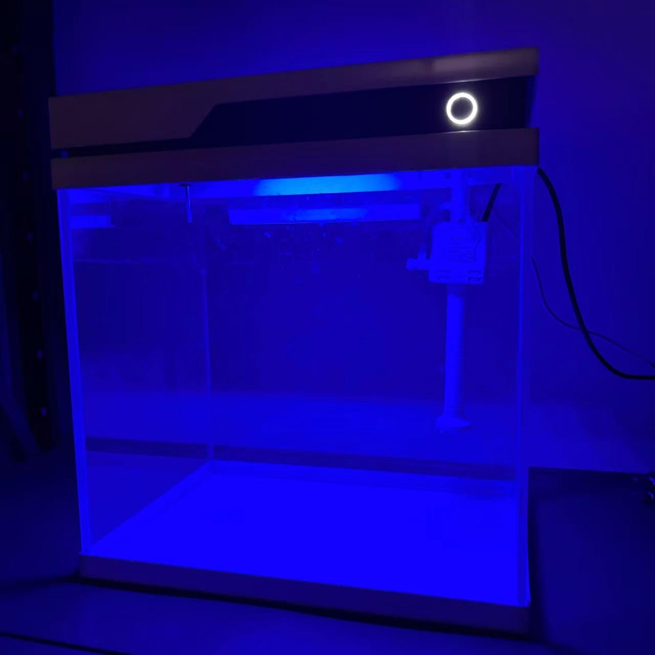 Vehipa Fish Tank, Smart Fish Aquarium Kit 4.2 Gallon | with Auto Feeder, 4-in-1 Silent Pump, Adjustable Lighting, Temperature Display & Humidifier for Desktop, Office, Room customer photo 2