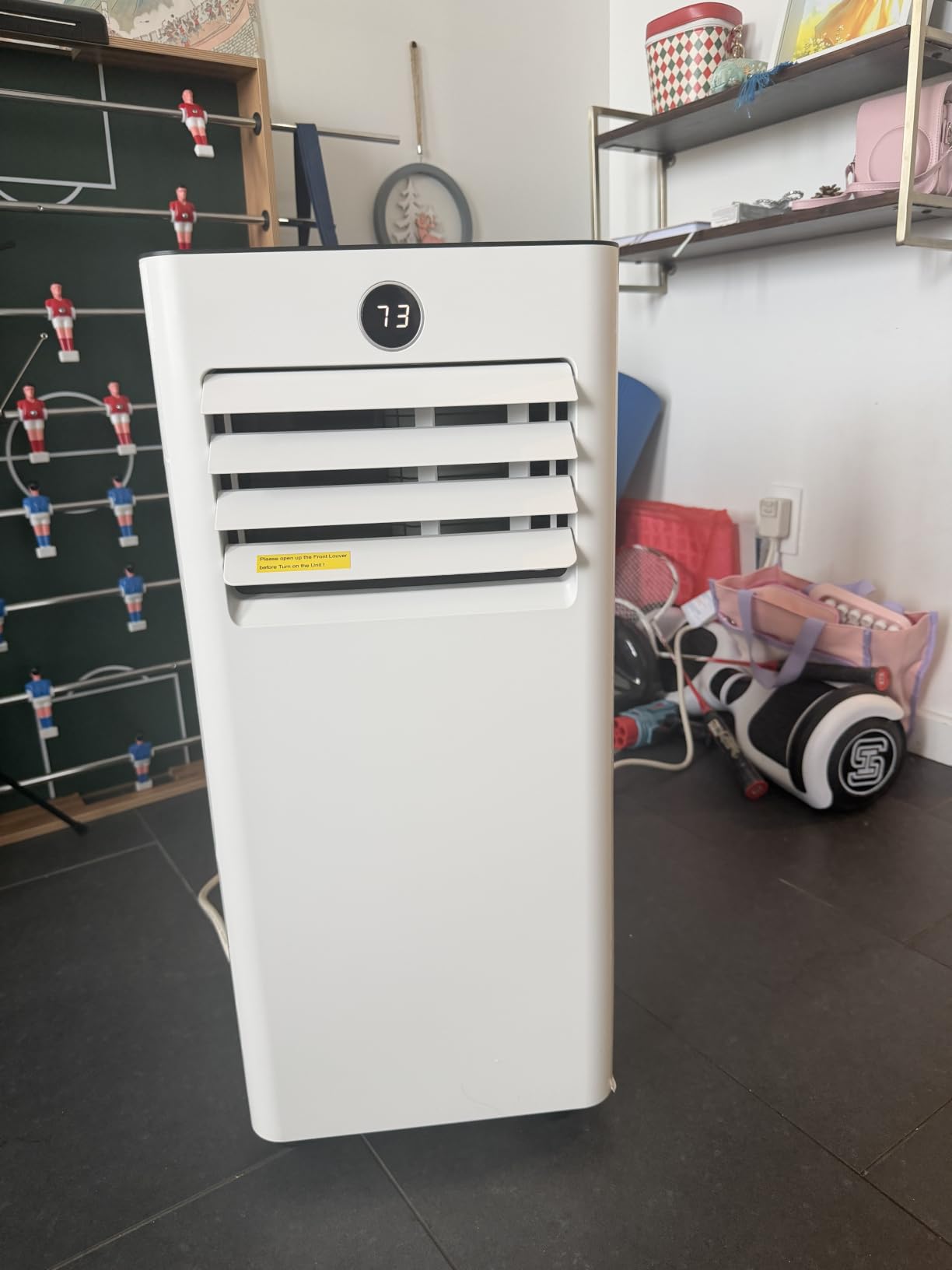 Tehanld 12000 BTU Portable Air Conditioner for Rooms up to 600 Sq.Ft | 4-in-1 with Dehumidifier, Sleep Mode, 24H Timer, 8.1 CEER Rating, 26.5ft Remote Control customer photo 1