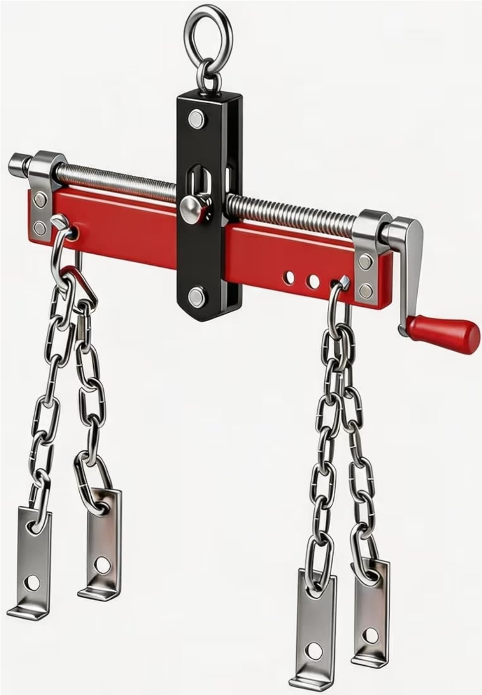 Garvee 2 Ton Engine Hoist, Hydraulic Cherry Picker Engine Crane, Red | Heavy Duty, Folding Shop Crane, 6 Casters, Engine Lift for Garage, Workshop customer photo 1