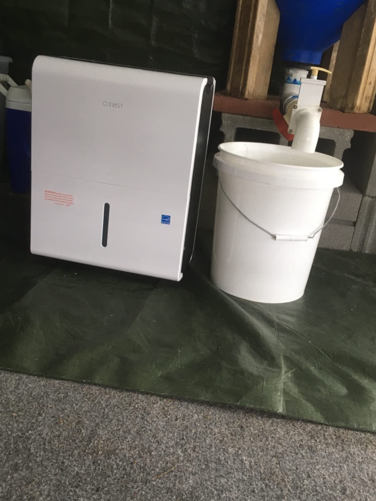 CLEVAST Small Dehumidifier for Bedroom, Bathroom, Quiet Operation, Portable | 30 oz Water Tank, Sleep Mode, Auto Shut-Off, Compact Air Dehumidifier for Closet, RV, Camper customer photo 2