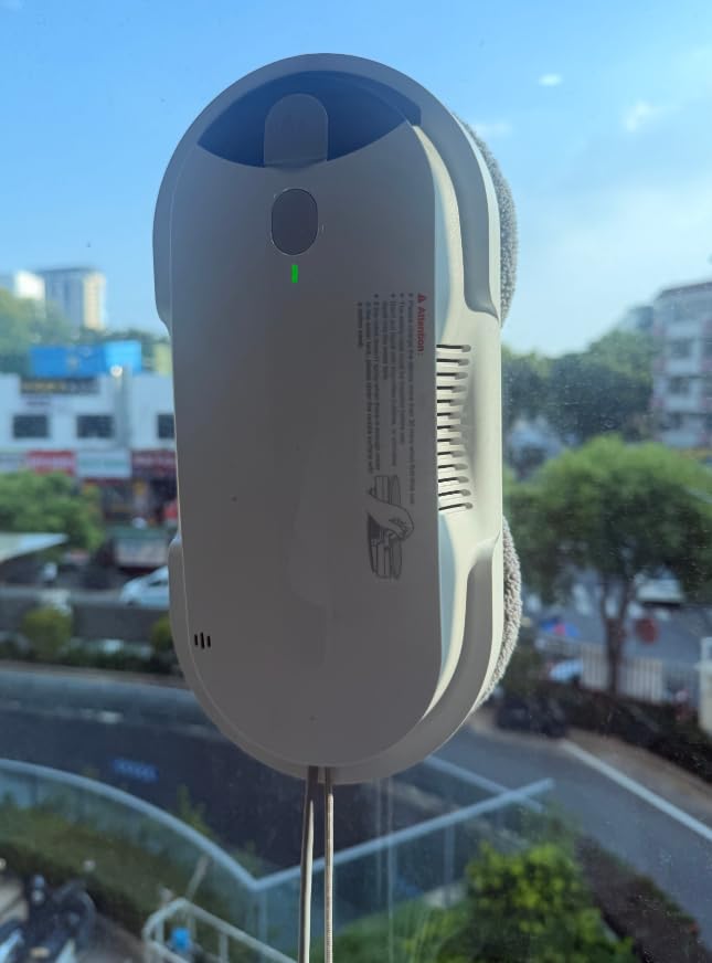 Window Cleaning Robot - Double Helix 4800-6400Pa Suction, (White) customer photo 1