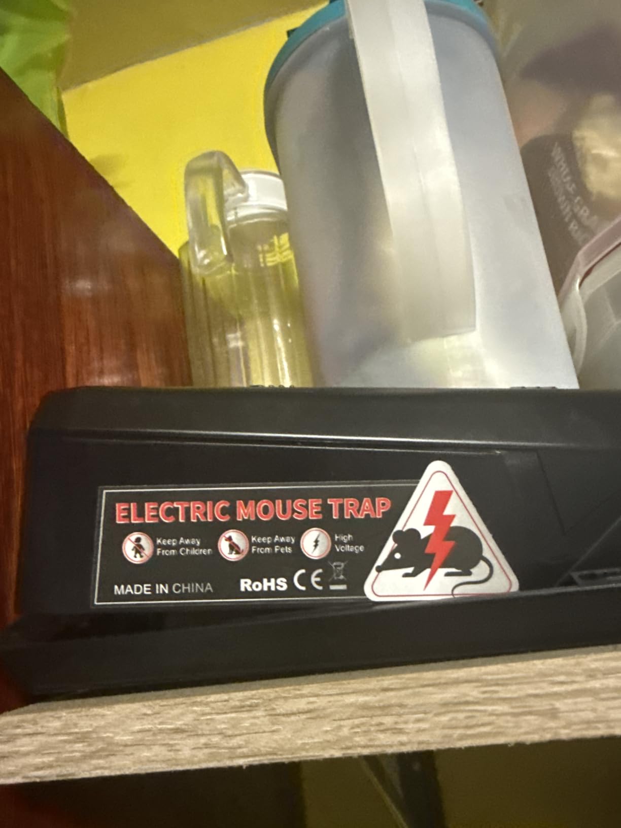 Electric Mouse Traps Indoor for Home, Reusable No-Touch Electronic Mouse Trap Zapper with Powerful Voltage Effectively Kills Mice in Living Rooms, Kitchens, Garages, and More customer photo 2