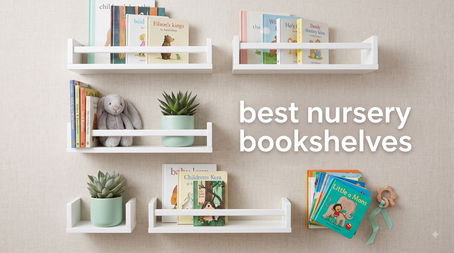 best nursery bookshelves