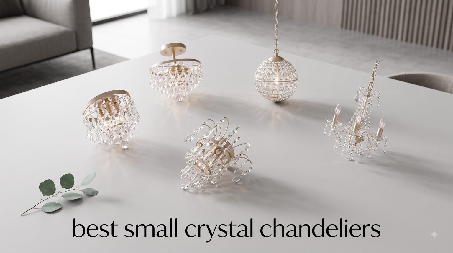 best small crystal chandeliers