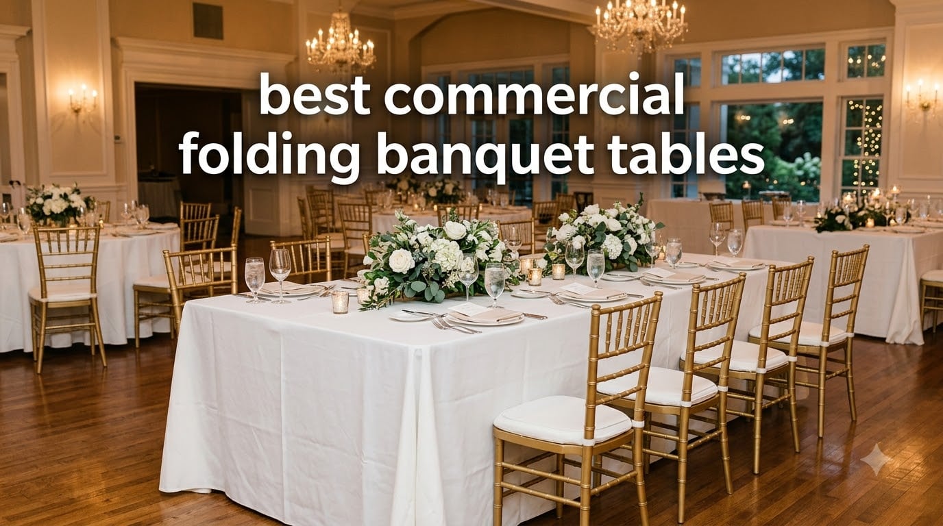 best commercial folding banquet tables