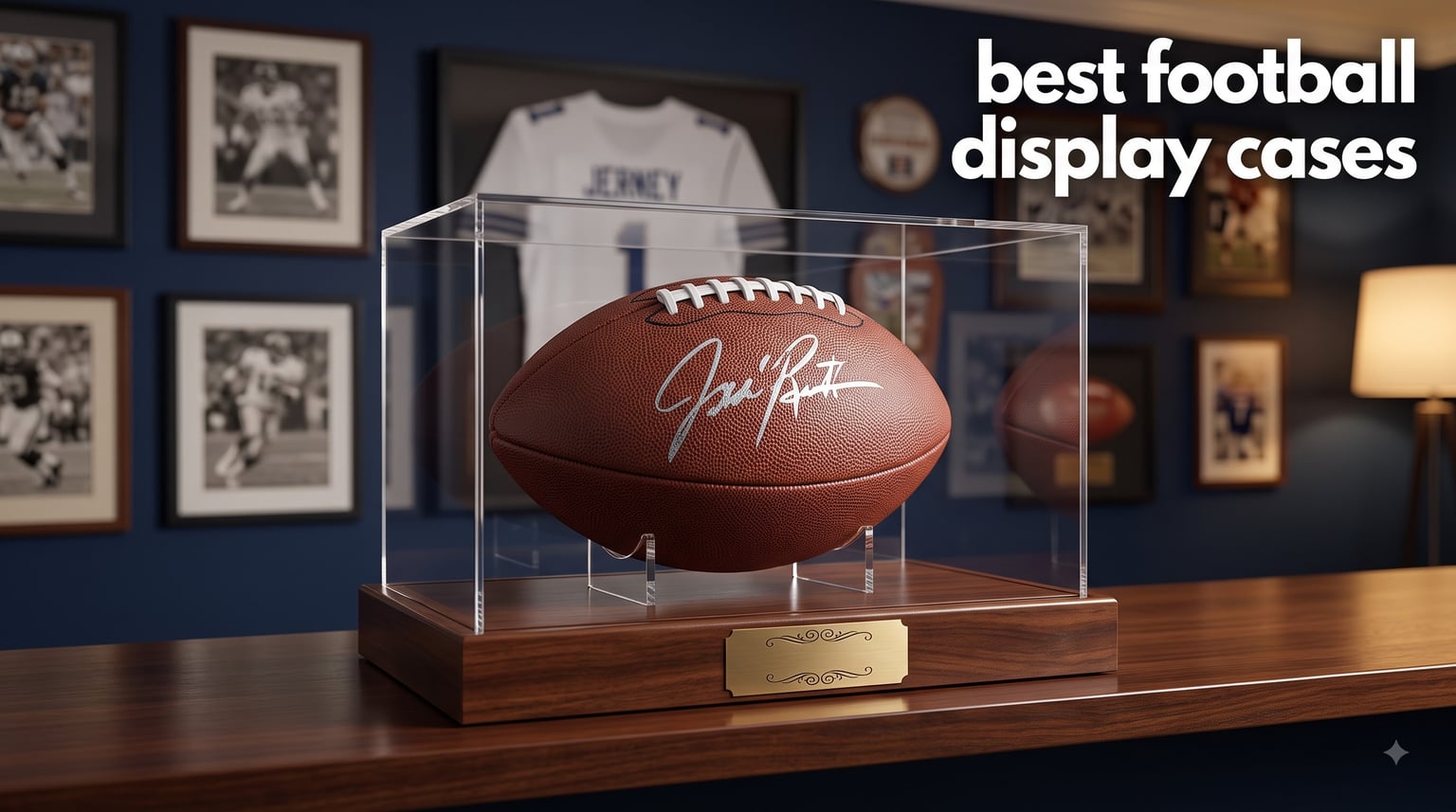 best football display cases
