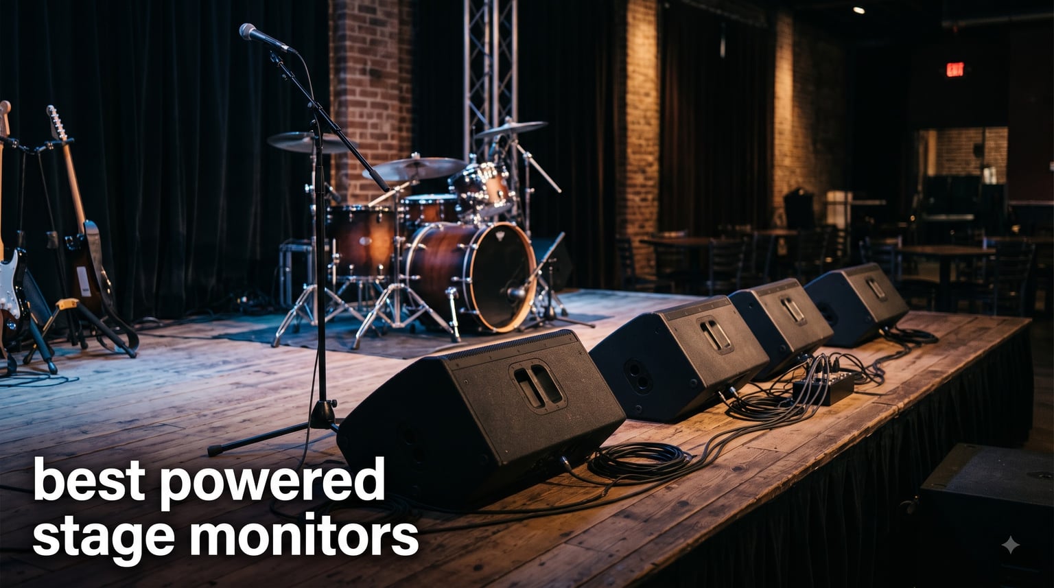 best powered stage monitors