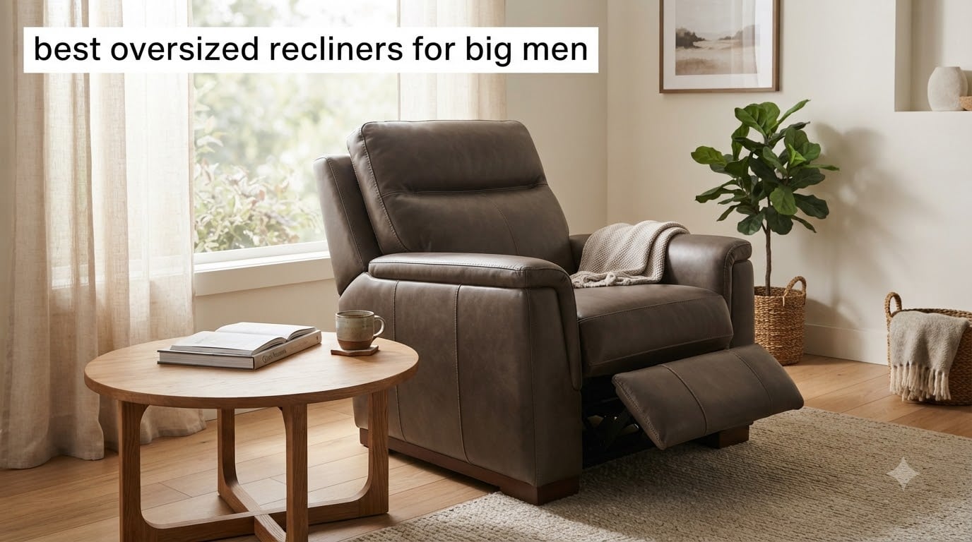 best oversized recliners for big men