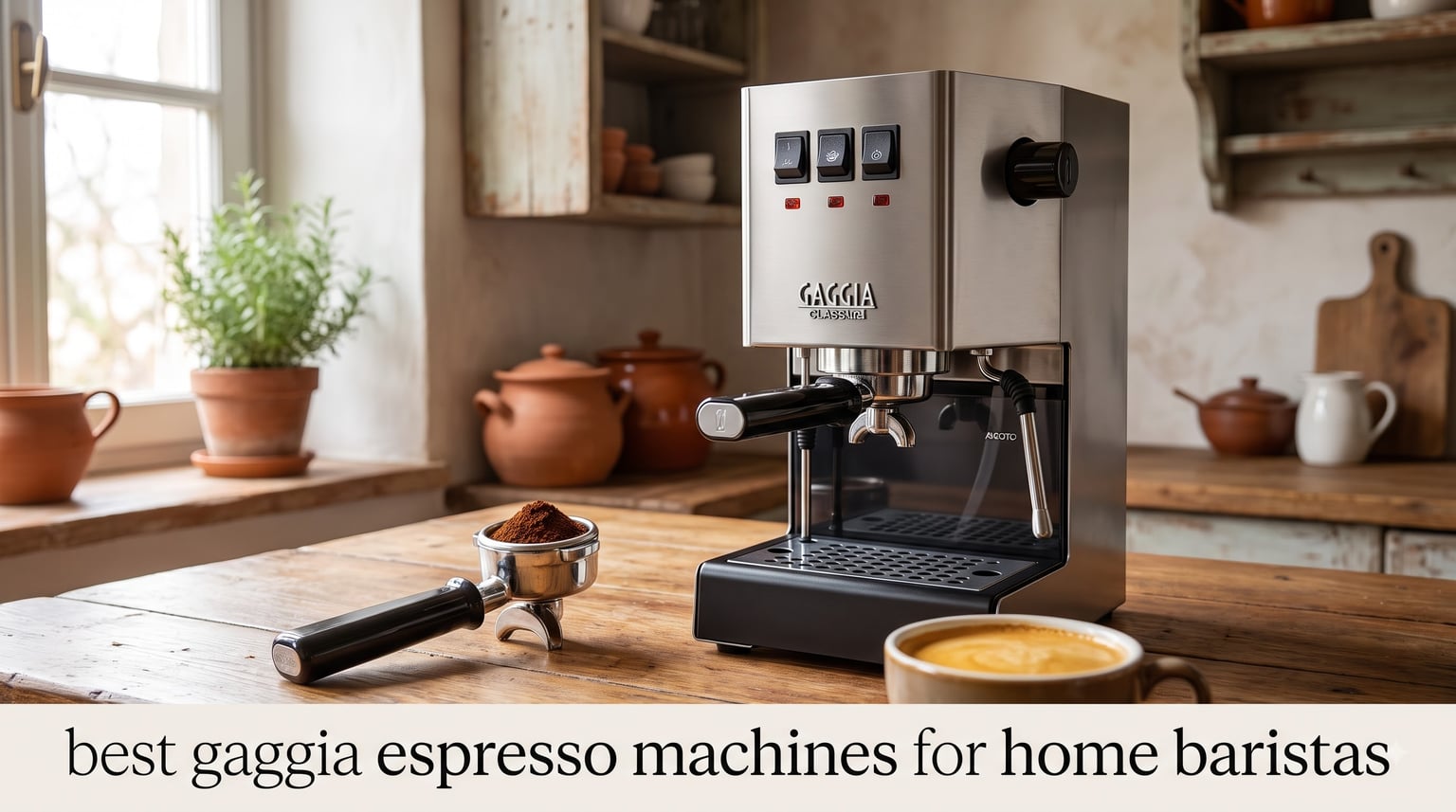 best gaggia espresso machines for home baristas