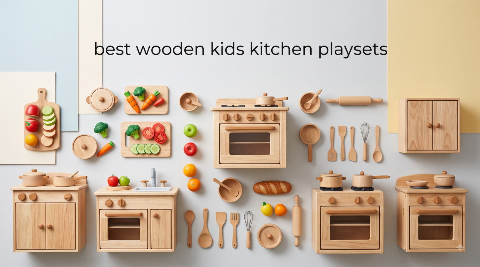 best wooden kids kitchen playsets