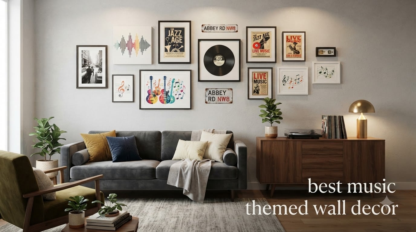 best music themed wall decor