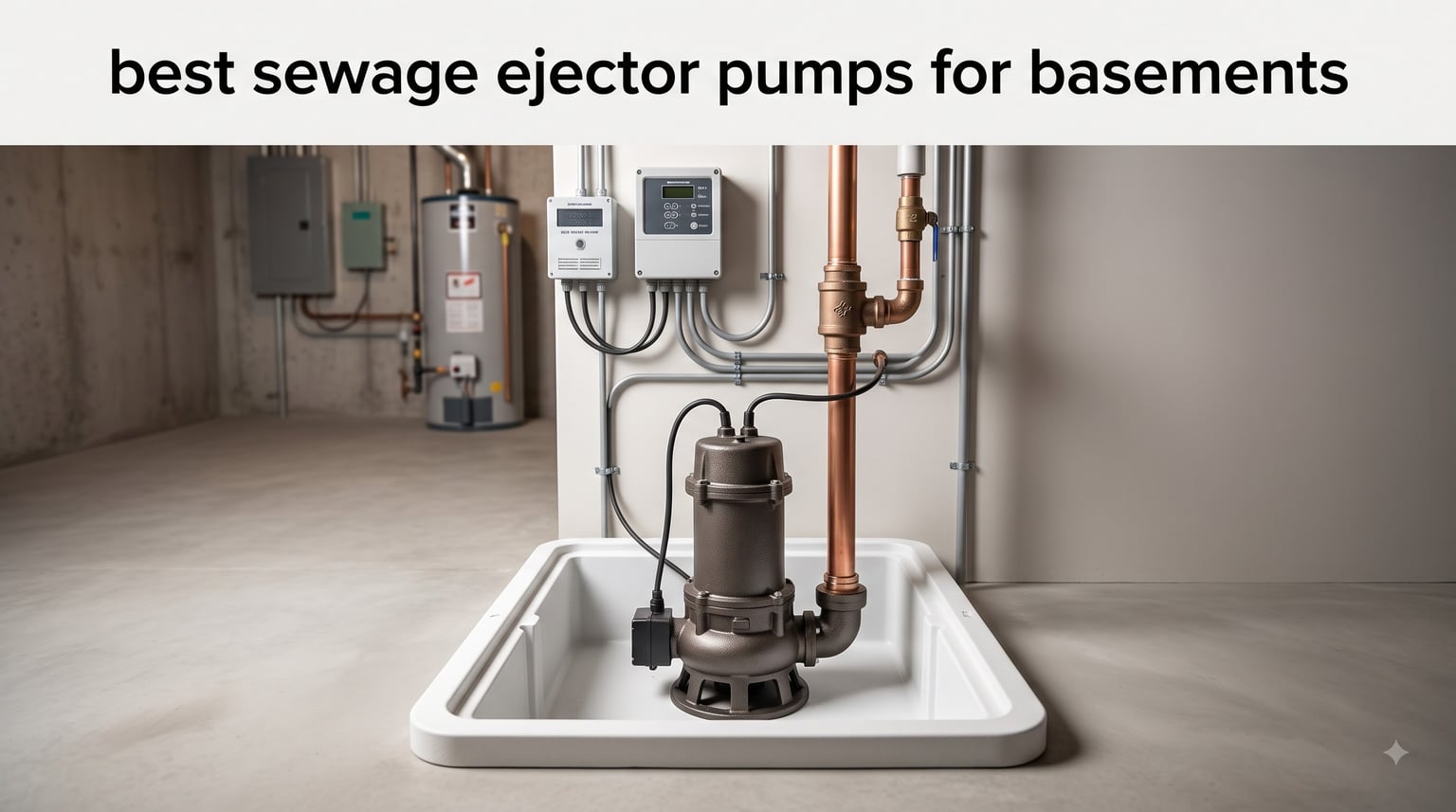 best sewage ejector pumps for basements