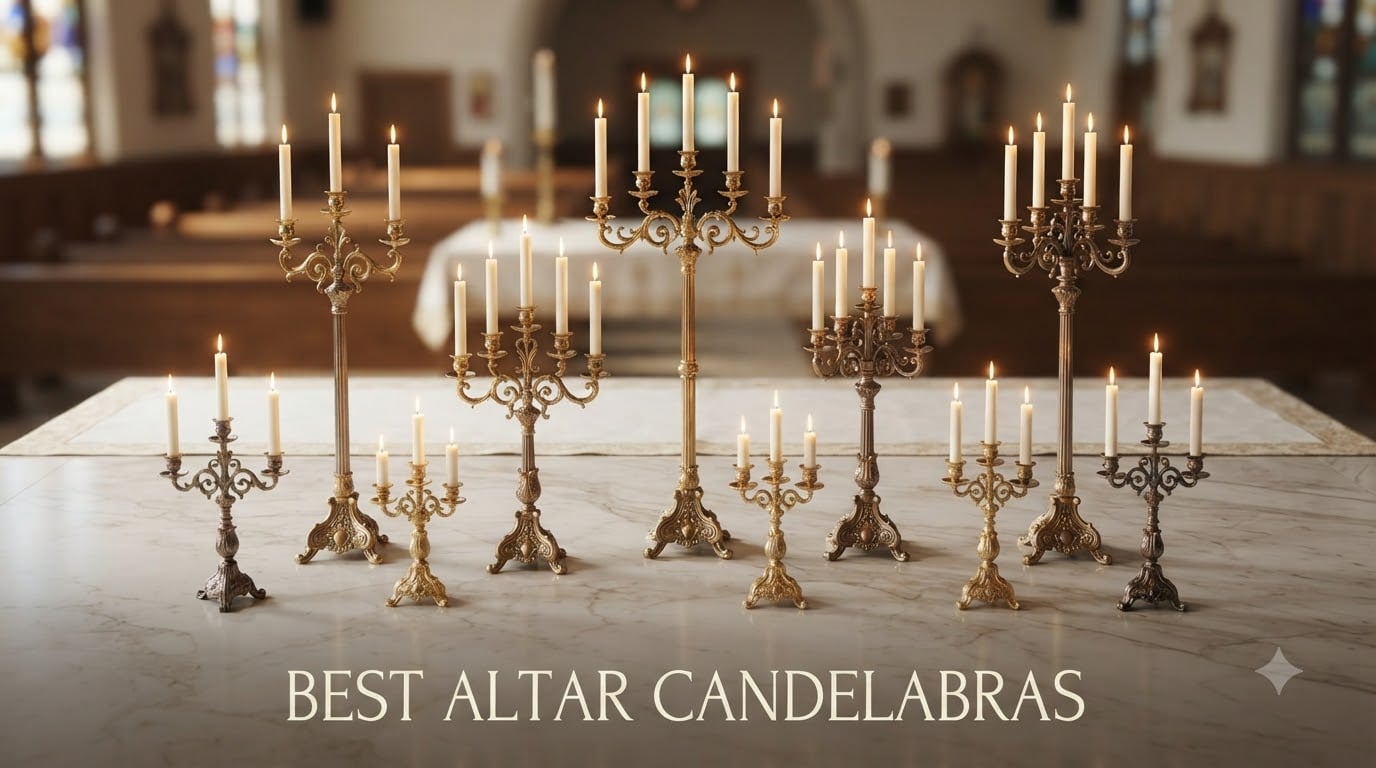 best altar candelabras